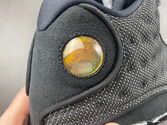 Rep Jordan 13 Air Black Retro Cat 414571-011 0708